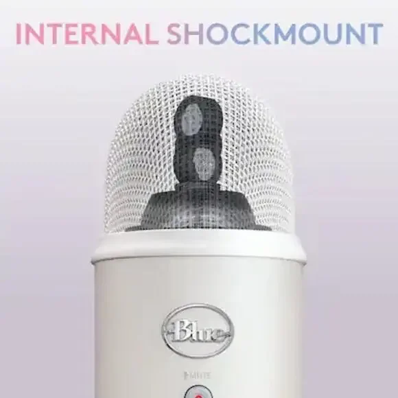 NEW Logitech Blue Yeti USB Microphone White Mist Streaming Gaming Podcast Mic - Picture 5 of 14